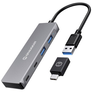 GRAUGEAR USB-HUB 4x USB 3.0, 2x Type-C und 2x Type-A retail 