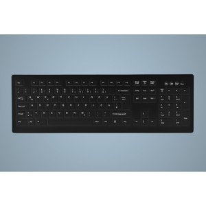  CHERRY Hygiene Desktop Keyboard Sealed - Corded - QWERTY - Black Tastaturen 