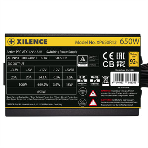 XILENCEPOWER Netzteil  650 Watt ATX *Xilence* Gaming Gold Series XP650R12 