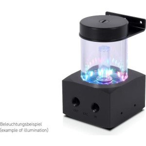  ALPHACOOL Core 100 Aurora Ausgleichsbehälter Acetal/Acryl mit Apex Pumpe (15380) Zubehör 