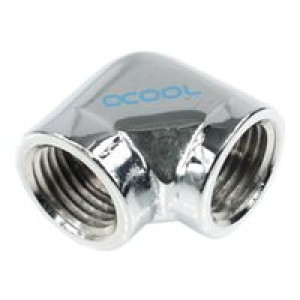  ALPHACOOL HF L- connector 2 x G1/4 inner thread - Verbindungsadapter für Flüssigkeitskühlung (Buchse Zubehör 