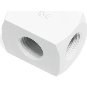  ALPHACOOL HF Anschlussterminal TEE T-Stück Rund G1/4 - White (17629) Zubehör 