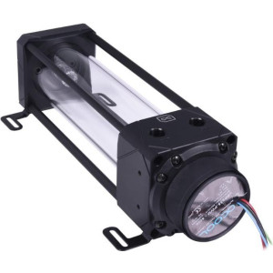  ALPHACOOL Eisbecher Aurora D5 Acetal/Glas - 250mm mit D5 VPP655 PWM Pumpe (13514) Zubehör 