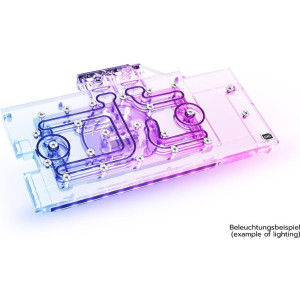  ALPHACOOL Eisblock Aurora Acryl GPX-N RTX 3070 ROG Strix mit Backplate (11957) Zubehör 