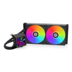  LIAN LI GALAHAD II LCD 280 Komplett-Wasserkühlung, ARGB - schwarz (GA2ALCD28B) Zubehör 