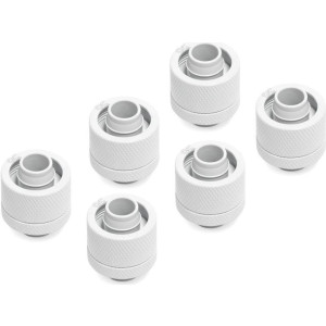  ALPHACOOL Eiszapfen 16/10mm Anschraubtülle G1/4 - White Sixpack (17625) Zubehör 
