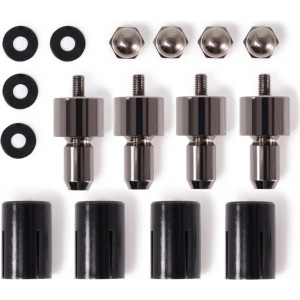  ALPHACOOL Core Push Mounting 25mm M3/M4/UNC 6-32 Set 4x (15725) Zubehör 