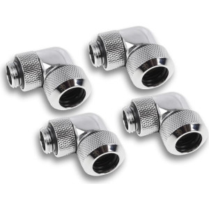  ALPHACOOL Eiszapfen 13mm HardTube Anschraubtülle 90° drehbar G1/4 für Plexi- Messingrohre - 4pcs (17 Zubehör 