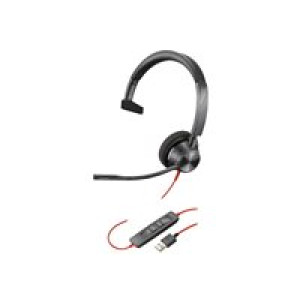HP Poly Blackwire 3315 Microsoft Teams Certified USB-A Headset 