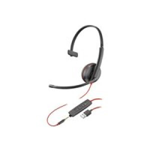 HP Poly Blackwire 3215 Monaural USB-A Headset 