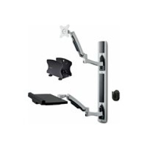  STARTECH.COM Workstation Wandhalterung VESA-Halterung fur 32 Monitor 10kg Schwenkbare Monitorhalteru  