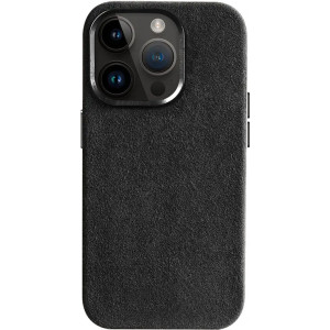 CYOO Alcantara Hülle iPhone 15 Schwarz (CY123272) 