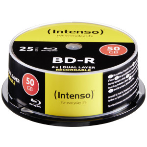  INTENSO Opt Media BD-R Intenso 50GB 25pcs Cake Box  
