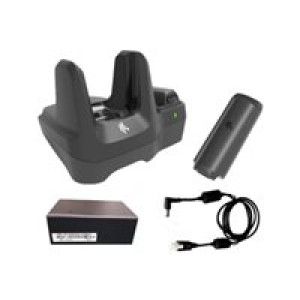 ZEBRA MC22/MC27 Charge and comm kit includes single-slot charge/communication cradle with (KIT-MC2X- 