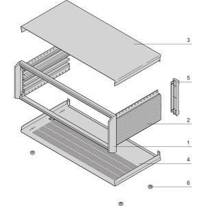 SCHROFF 14576101 Desktopgehäuse 155.5 x 266 1 St. 