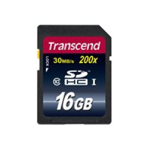 TRANSCEND Speicherkarte SD 16GB SDHC Class 10  