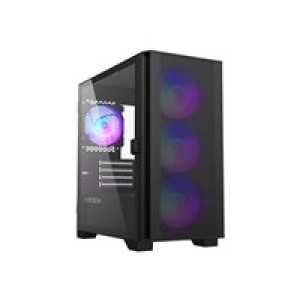 MONTECH AIR 100 ARGB, Micro-ATX, Tempered Glass - schwarz 