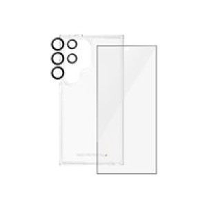 PANZERGLASS 3-in-1 Ultra Wide Fit Bundle "Glass + Case + Lens" Hülle + Schutzglas Set Samsung G 