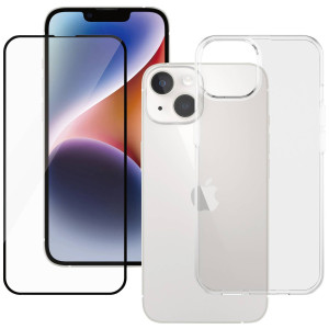 PANZERGLASS 2-in-1 Bundle "Glass + Case" BULK Hülle + Schutzglas Set Apple iPhone 14 Transparen 