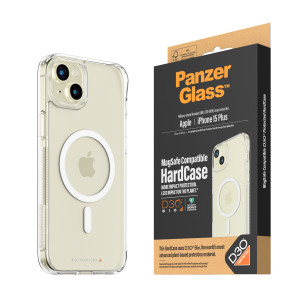 PANZERGLASS HardCase MagSafe Backcover Apple iPhone 15 Plus Transparent MagSafe kompatibel 