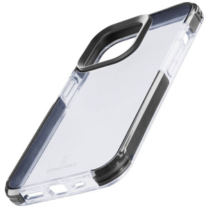 CELLULARLINE Strong Guard Case Backcover Apple iPhone 15 Pro Max Transparent, Schwarz 