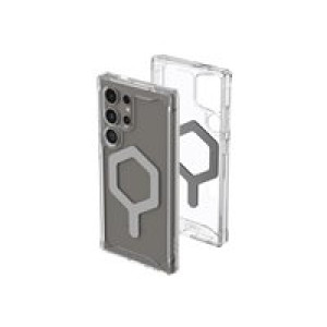 URBAN ARMOR GEAR Plyo Pro Backcover Samsung Galaxy S24 Ultra Ice, Transparent, Silber MagSafe k 