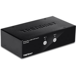  TRENDNET TK 241DP - KVM-/Audio-/USB-Switch - 2 x KVM/Audio/USB - 1 lokaler Benutzer - Desktop  