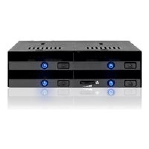 ICY DOCK FlexiDock 4x 2.5" to 1x 5.25" bay mobile rack SATA 