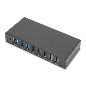 DIGITUS USB-Hub 7-Port 3.0->7xA3.0 industrial inkl. Netzt 