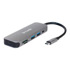 D-LINK DUB-2325 6-in-1 USB-C Hub mit HDMI/USB-PD/SD-Reader retail 