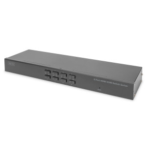  DIGITUS KVM-Switch, 8-Port, Single-Display, 4K, HDMI  