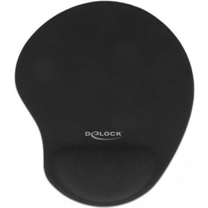 DELOCK Ergonomisches Mauspad mit Gel Handballenauflage schw. 