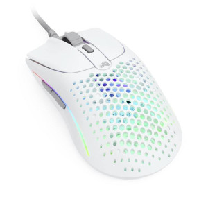  GLORIOUS PC GAMING RACE Model O 2 Gaming-Maus USB Optisch Weiß 6 Tasten 26000 dpi Mäuse 