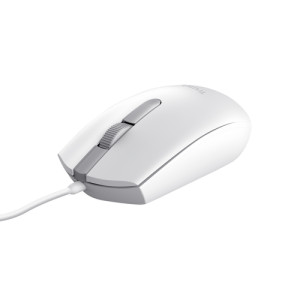  TRUST TM-101W Maus USB Optisch Weiß 3 Tasten 1200 dpi Integriertes Scrollrad Mäuse 