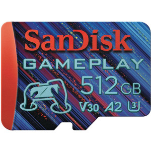  SANDISK GamePlay 256 GB microSDXC UHS-I-Speicherkarte bis 190 MB/s  