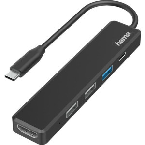 HAMA USB-C-Hub Multiport 5 Ports 
