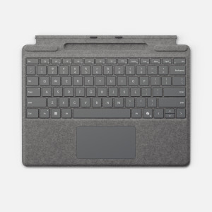  MICROSOFT Surface Pro Keyboard mit Stiftaufbewahrung platin Tastaturen 