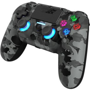 DRAGONSHOCK Mizar Camouflage, Grey Bluetooth Gamepad Analogue / Digital PlayStation 4 