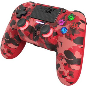 DRAGONSHOCK Mizar Camouflage, Red Bluetooth Gamepad Analogue / Digital PlayStation 4 