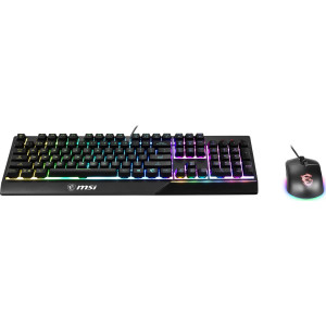  MSI VIGORGK30COMBOUS Tastatur USB QWERTY UK International Schwarz (VIGOR GK30 COMBO US) Tastaturen 