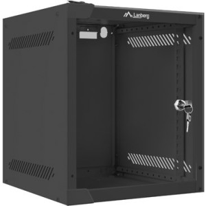 LANBERG Rack Wandschrank 10" 6U/280X310 Glastür schwarz 