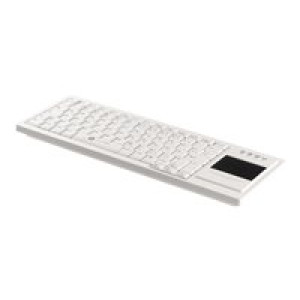  GETT Cleantype Xtra Touch Tastatur mit Touchpad USB Farbe weiss Layout DE Tastaturen 