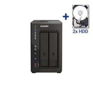  Bundle QNAP Turbo-Station TS-253E-8G + 2x 4TB NAS-Festplatten  