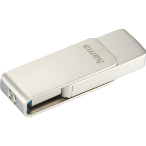  HAMA Rotate Pro USB-Stick 128 GB USB Typ-A 3.0 Silber (00182486)  