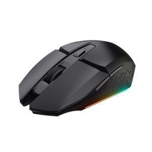  TRUST GXT 110 FELOX - Maus - beleuchtet - 6 Tasten - kabellos - kabelloser Empfänger (USB) - Booster Mäuse 