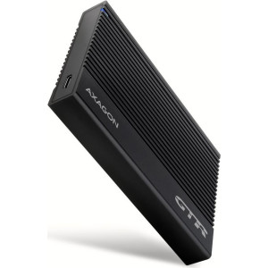 AXAGON EE25-GTR USB-C 3.2 Gen 2 - SATA 6G, 2.5inch external hard drive enclosure, ribbed - black 