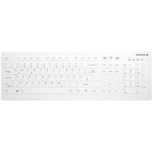  CHERRY Medical Wireless AK-C8112F-FU1-WGE - wipe-disinfectable - 105 keys - German - white Tastaturen 