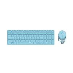  RAPOO Kabelloses Multi-Mode-Deskset "9750M" blau QWERTZ Tastaturen 