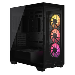 CORSAIR Geh Midi 3500X ARGB (Tempered Glass) Black 