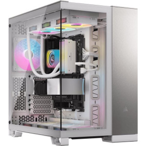 CORSAIR Geh Midi 6500X (Tempered Glass) White/Satin Grey 